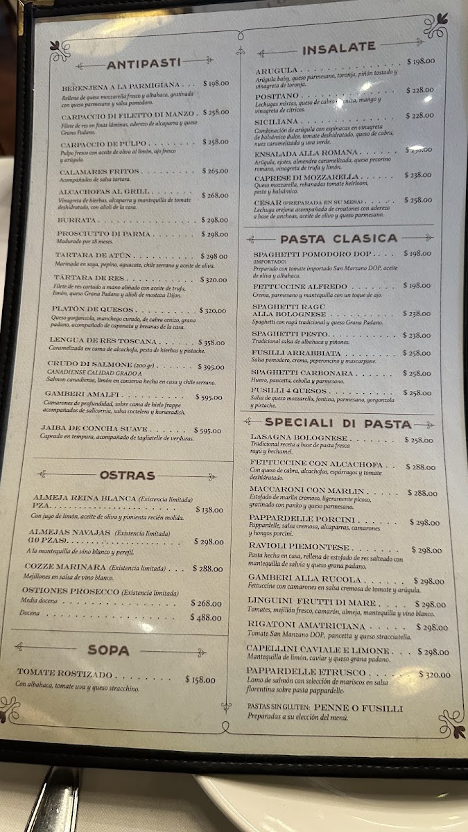 L'Osteria De Il Duomo Antea Menu - Image 2