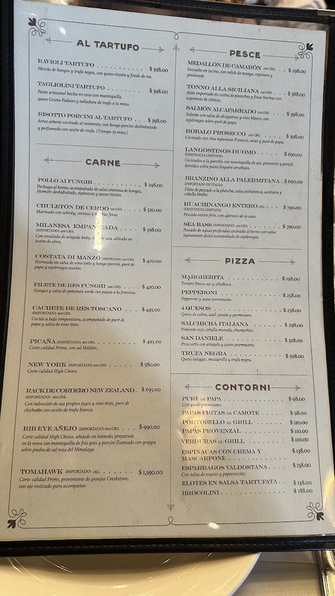 L'Osteria De Il Duomo Antea Menu - Image 3