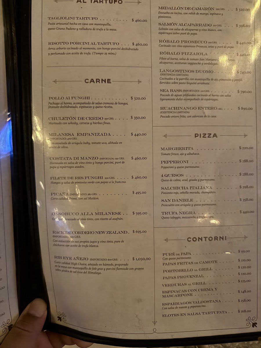 L'Osteria De Il Duomo Antea Menu - Image 4