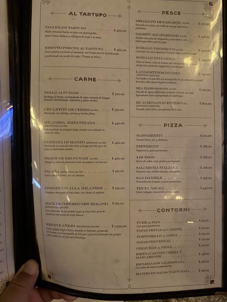 L'Osteria De Il Duomo Antea Menu - Image 5